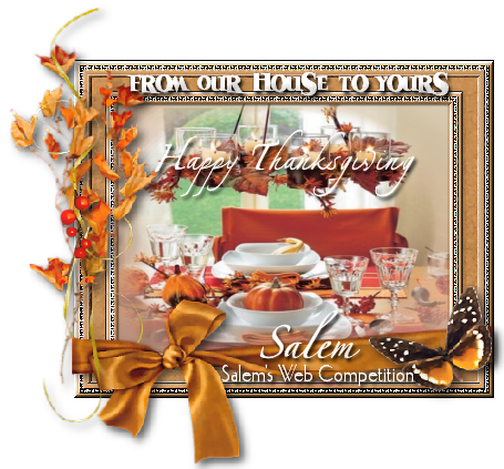 Thank you for this lovely THANKSGIVING Graphic Gift, SALEM!
